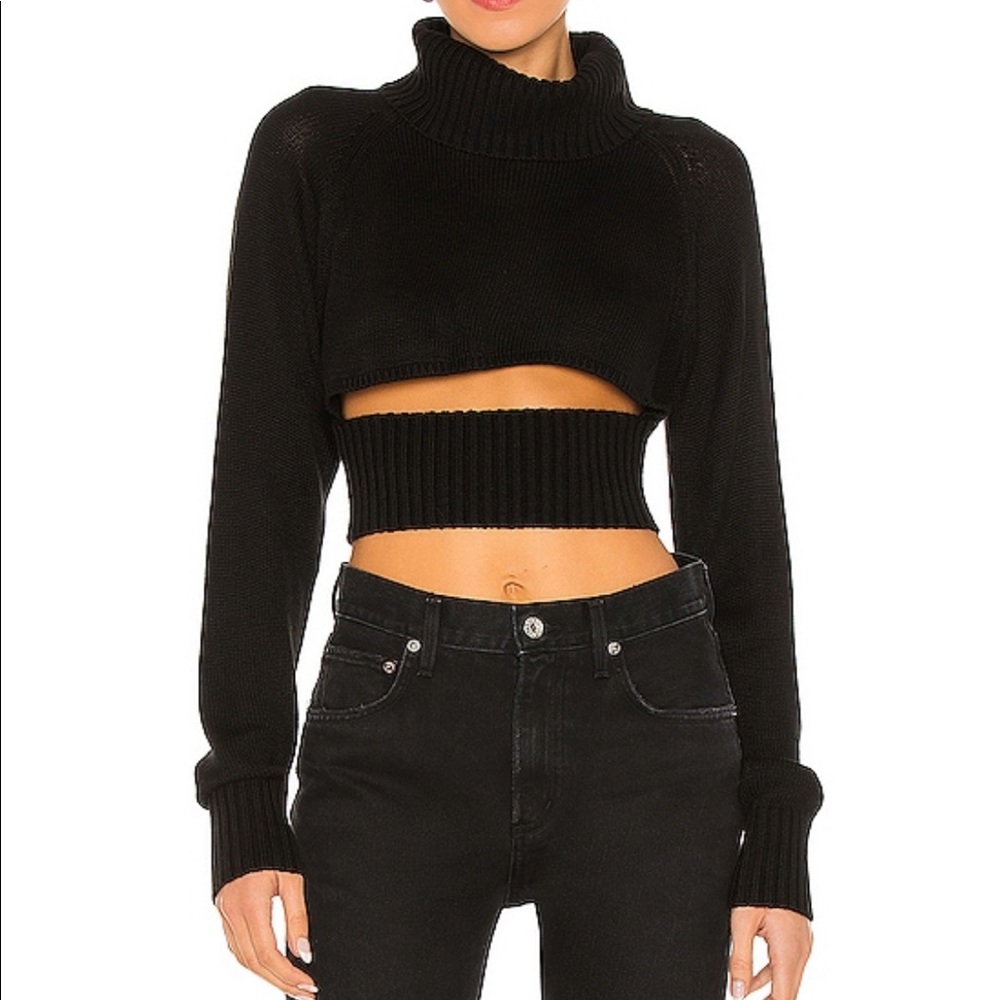 NBD cropped turtle neck